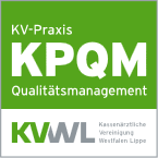 KPQM-Zertifikat der KVWL Praxis-Qualitätsmanagement-System